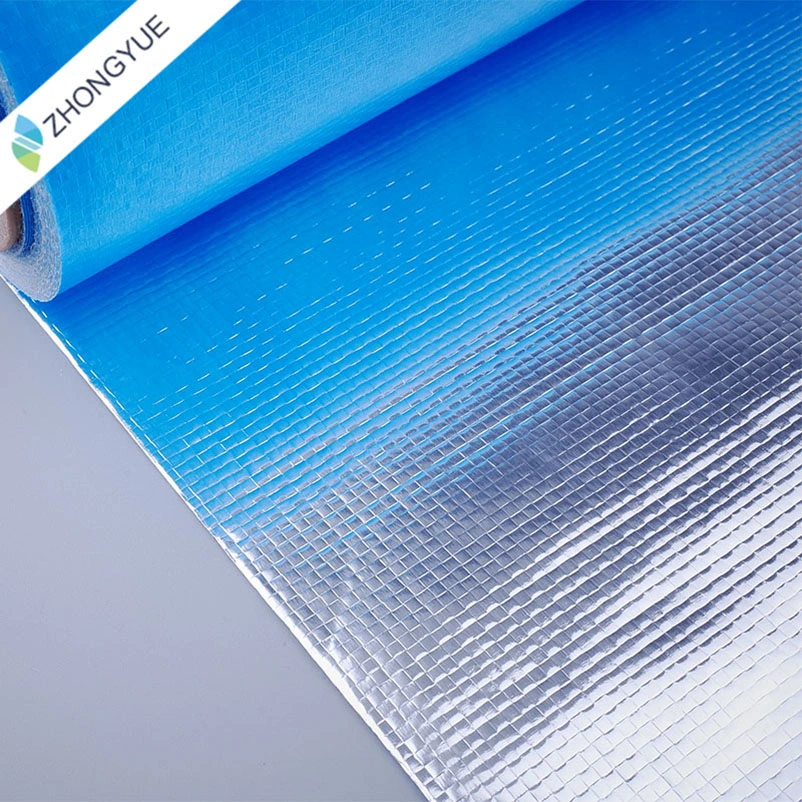 Aluminum Foil Blue Reflective Roof Sarking Lamination Film 3bf7-18