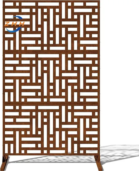 Decorative Metal Screen Divider Metal Outdoor Privacy Screens