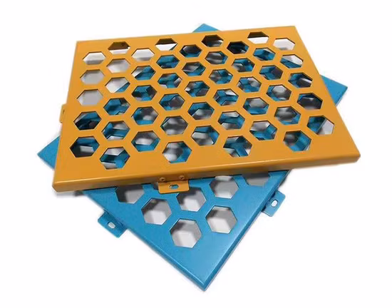 Aluminum Building Material Cladding Perforated Plate 3D Exterior Decoration External Facade Accessories and Curtain Wall Panel