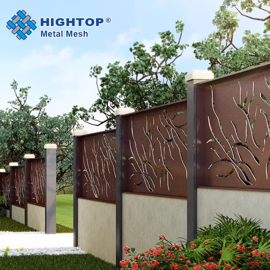Pantallas al aire libre de privacidad del metal del divisor decorativo del jardín de la división del corte del laser de aluminio